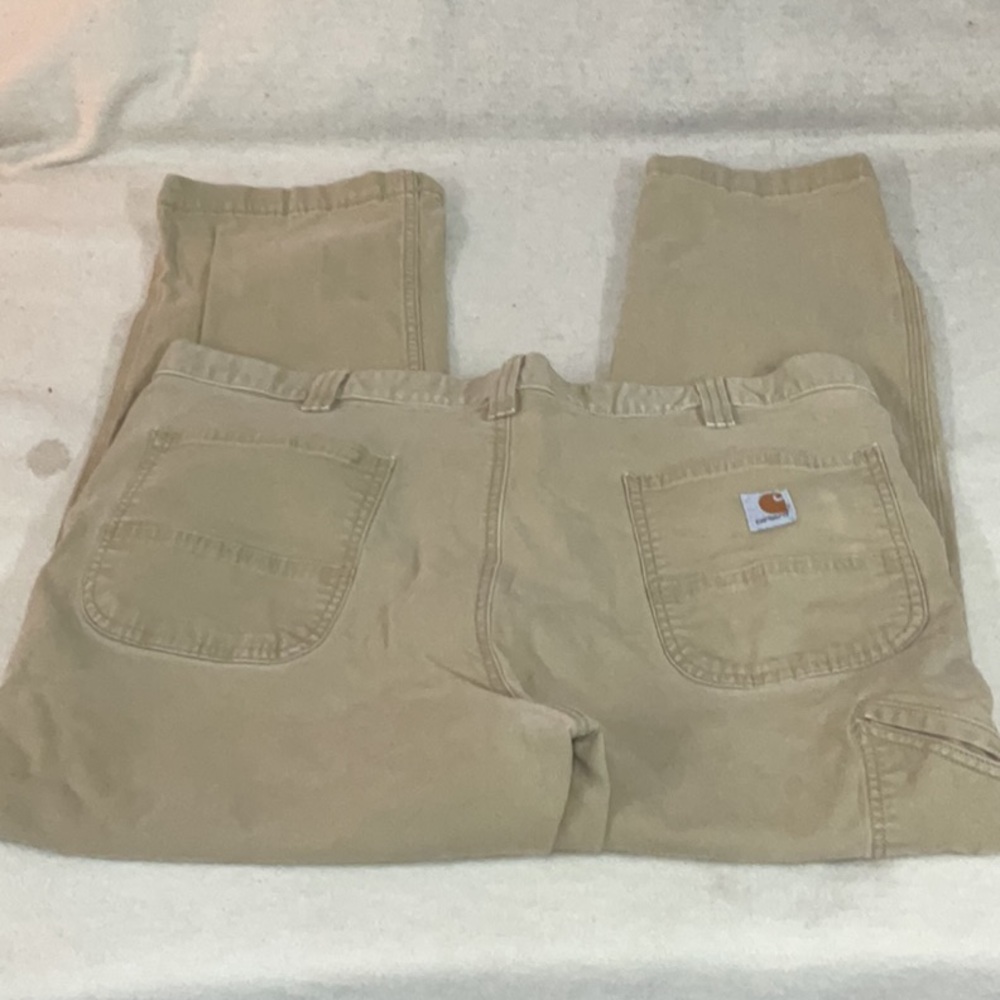 EUC Mens khaki Carhartt pants - Picture 4 of 5